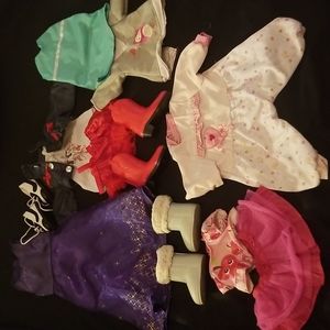 Doll clothes and shoes